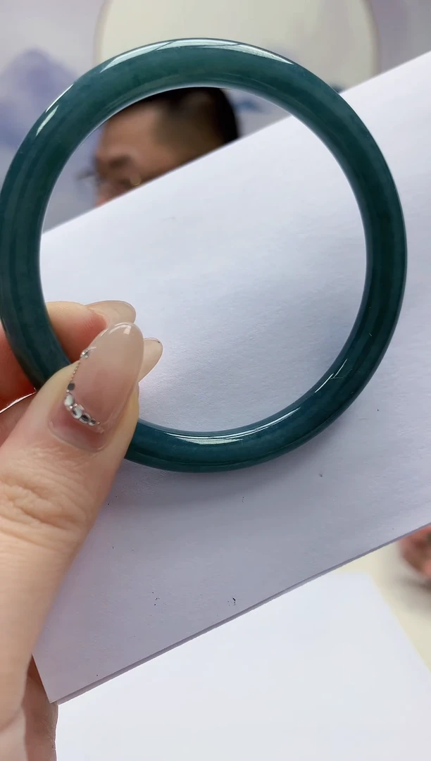 定制翡翠未镶嵌5124jw-毛货手镯84