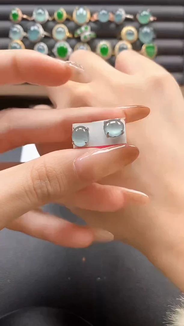 银S925镶嵌戒指翡翠51151