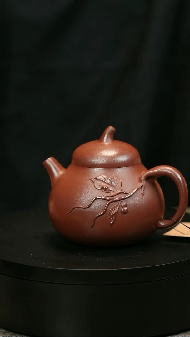 茶壶紫砂我****暗H2194贴叶茄瓜