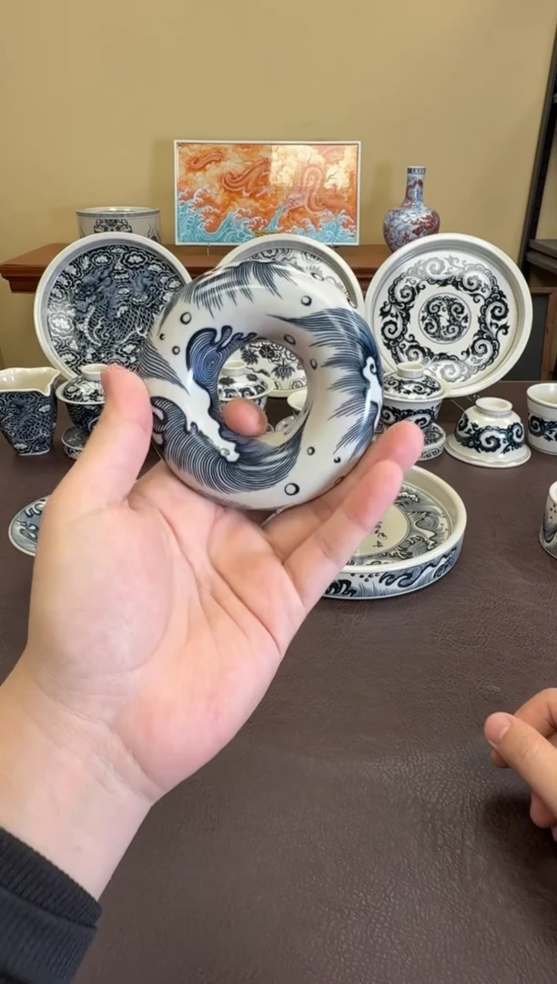 二号釉纯海浪甜甜圈