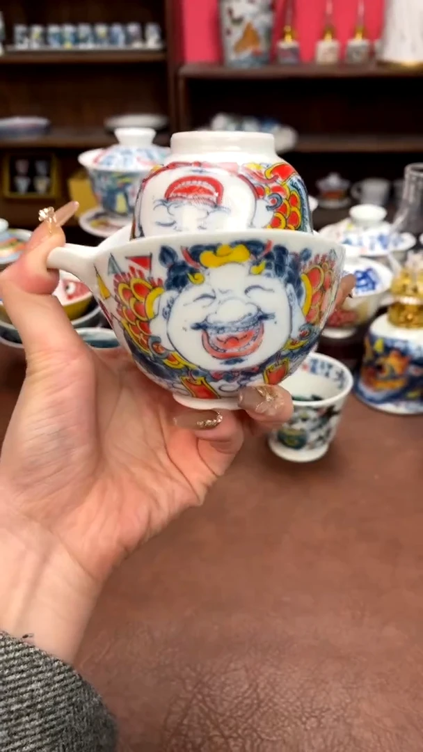 【闪购商品】财神组合昨明陶瓷