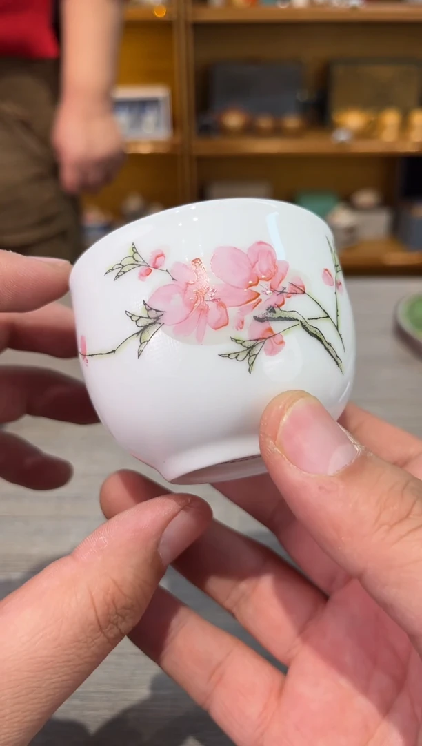 【闪购商品】桃花杯子茶具茶具