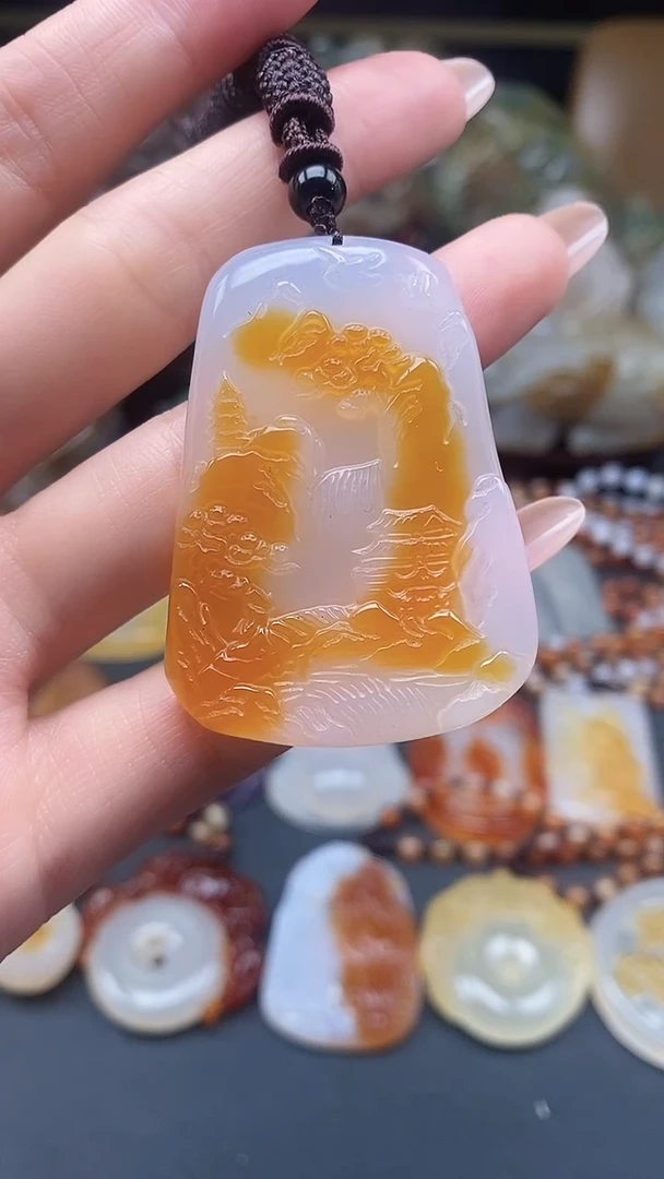 【闪购商品】玛瑙/玉髓颈饰未镶嵌dd