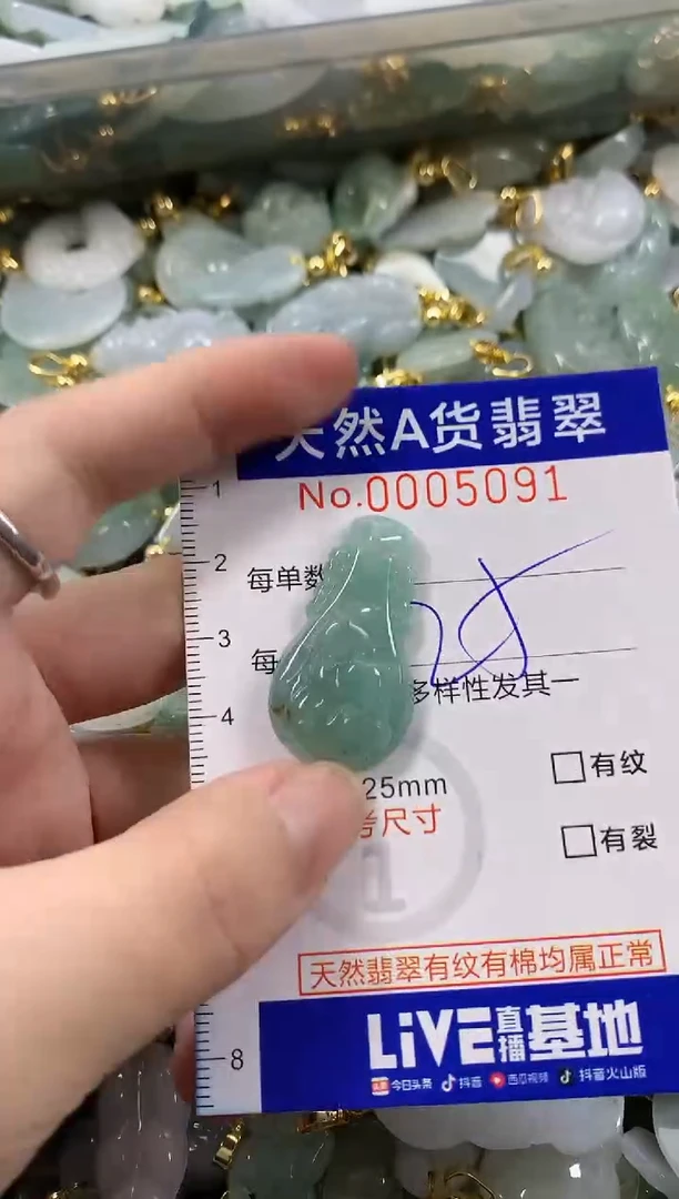颈饰未镶嵌翡翠天然A货翡翠