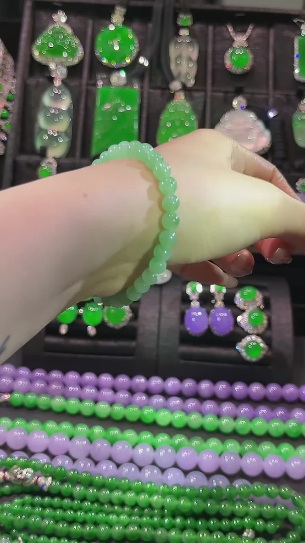 未镶嵌手链翡翠手串