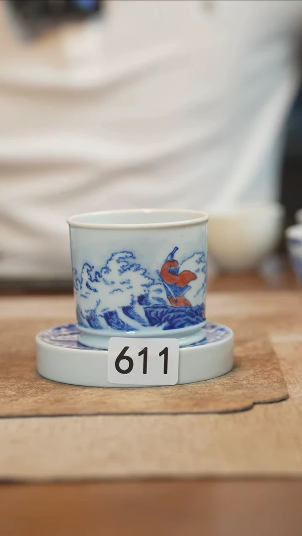 杯子全手工全手绘611瑕