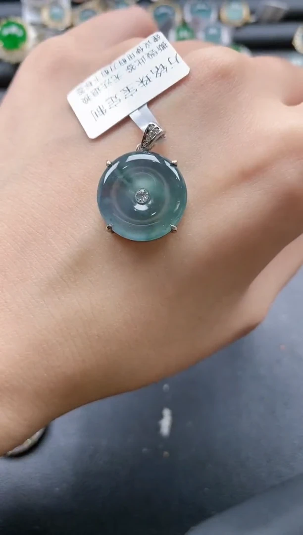 【闪购商品】翡翠戒指银S925镶嵌51511