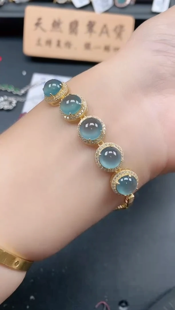 银S925镶嵌戒指翡翠111