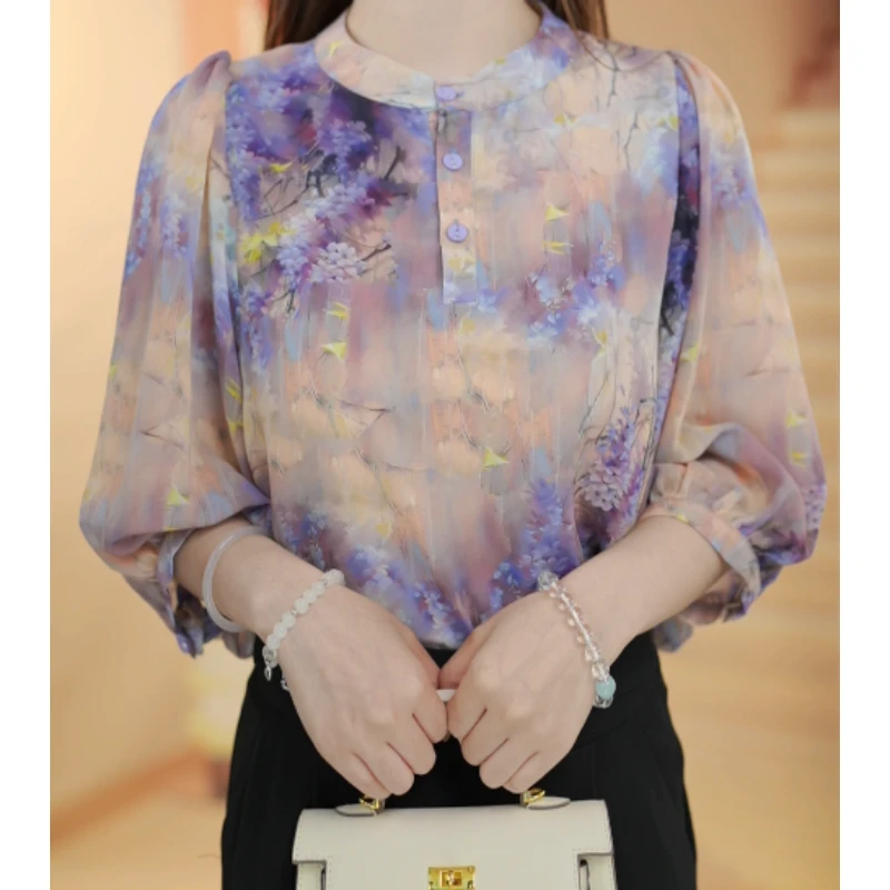 X2740【出口原单】优雅时尚气质显瘦衬衫-song