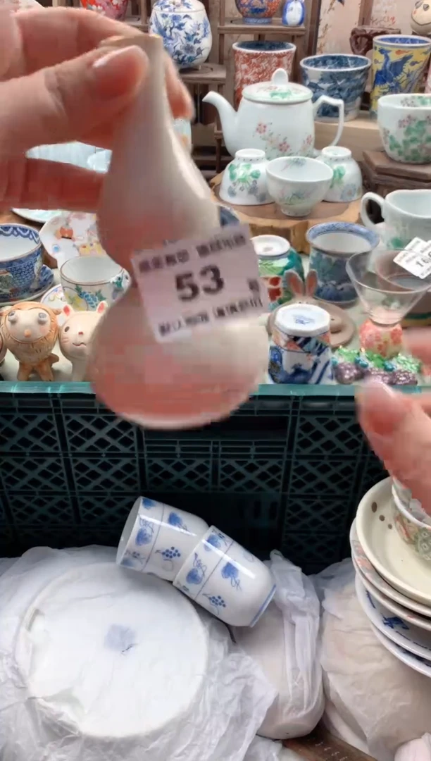瓷片桃**夭53号九姑娘工艺品瓷器