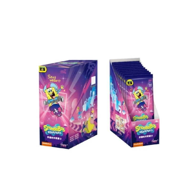 （玩法多合一）海绵宝宝妙趣时光收藏卡-典藏PE版（盲盒代拆）