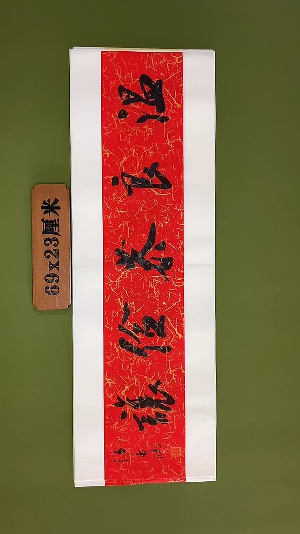 书法书法 张若鸿 尺寸69cm*23cm