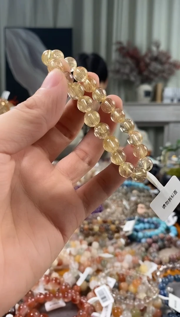 未镶嵌手链水晶尛*金发晶