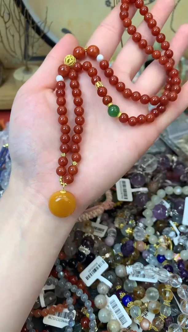 【闪购商品】玛瑙项链未镶嵌372手串