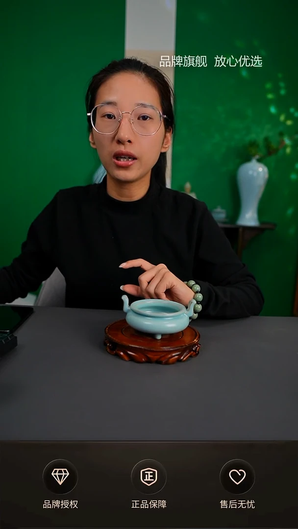 【闪购商品】仿古支钉大香炉不完美简装