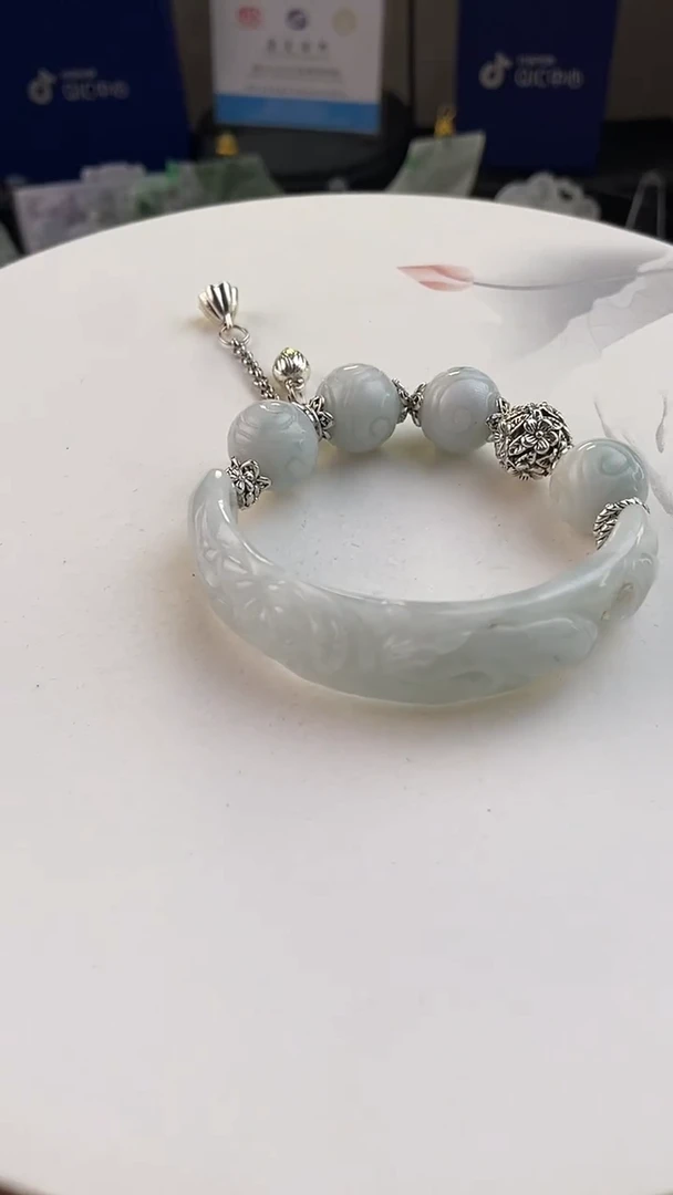 未镶嵌手链翡翠冬*手工定制默认微瑕主播介绍为准