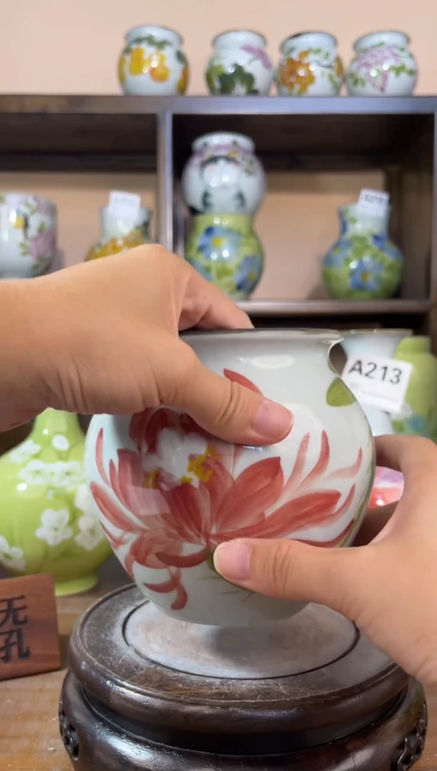 瓶景德镇手绘陶瓷花瓶 源头工厂