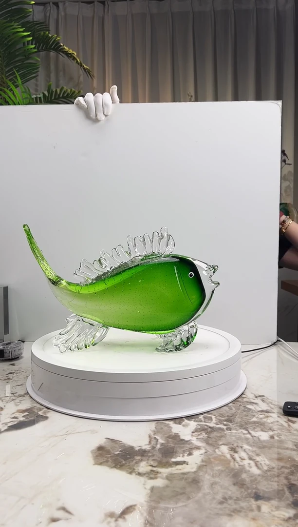 茶盏琉璃水晶摆件