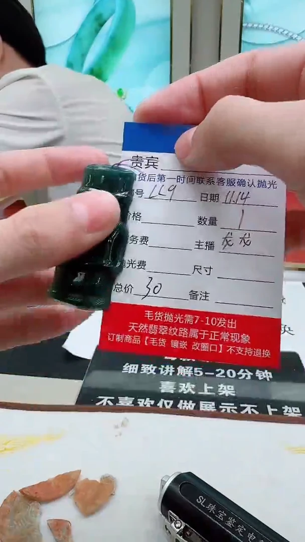 颈饰未镶嵌翡翠LL9翡翠吊坠-多样性发其一