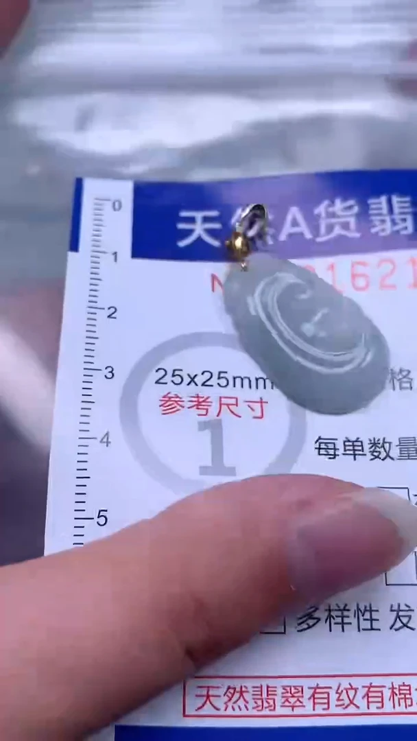 翡翠未镶嵌吊坠(不含链)1