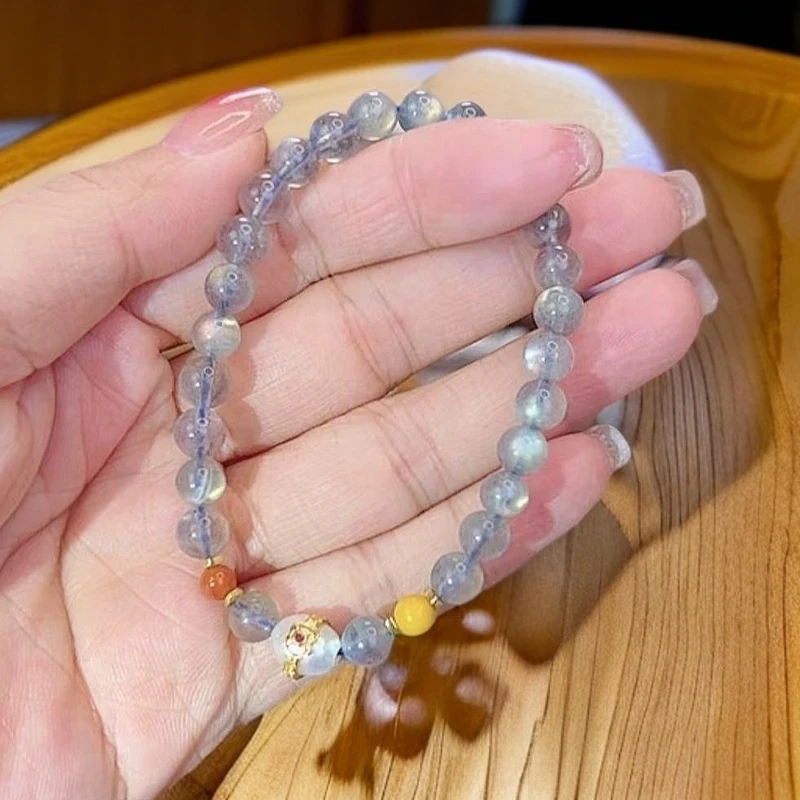 9358单圈蓝月光手串6mm