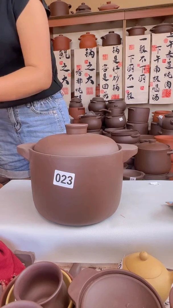 宜兴紫砂微瑕4升直筒023