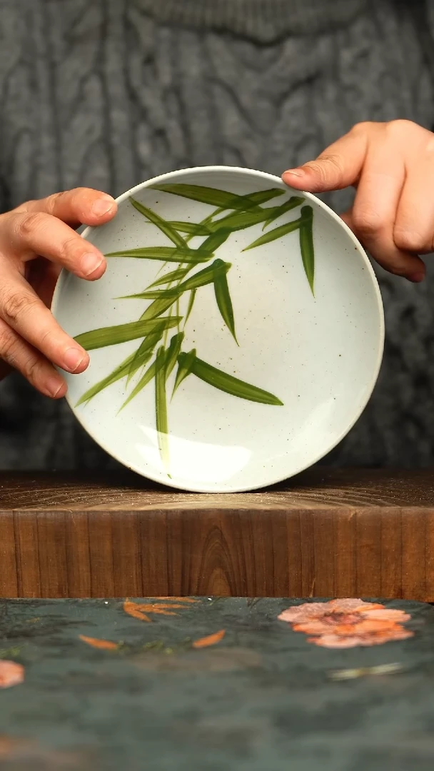 杯釉下彩手工手绘同款陶器