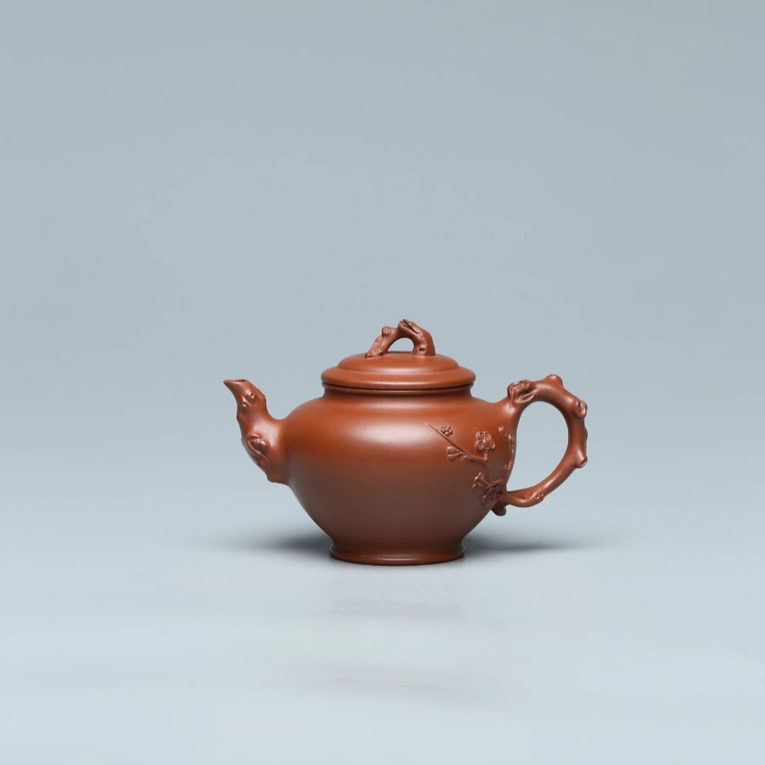 达观SD61【紫茗轩】范勤君 报春 红皮龙 270cc紫砂壶知壶茗