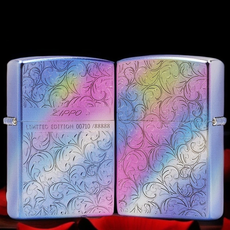 ZIPPO/之宝【彩虹唐草】正品煤油打火机KF-DF