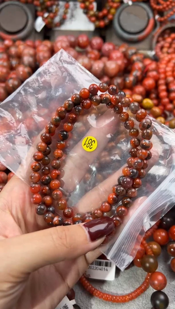 未镶嵌手串南红玛瑙6+