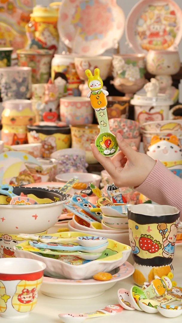 其他陶景德镇釉下彩手绘设计师款陶瓷