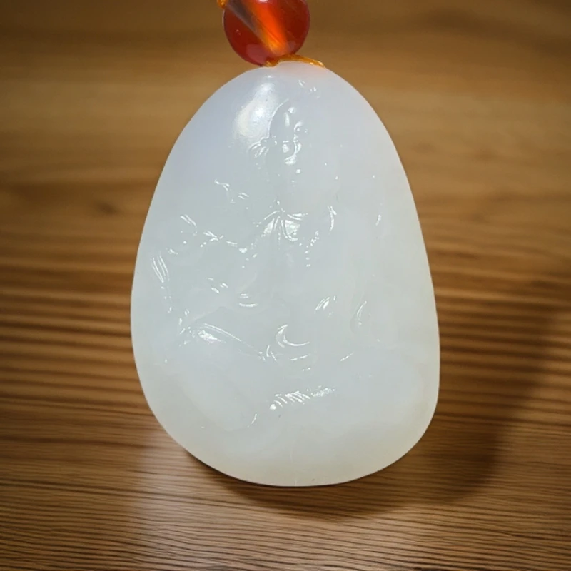 和田玉未镶嵌吊坠(不含链)