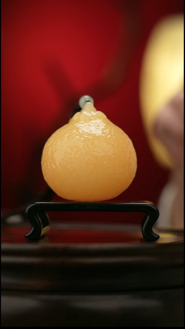 玉【大吉大利】天然玉石手把件