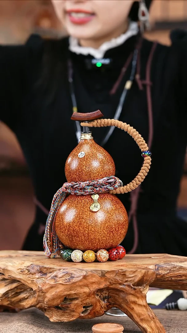 【闪购商品】217—光岳葫天然大漆酒葫芦不含漆珠