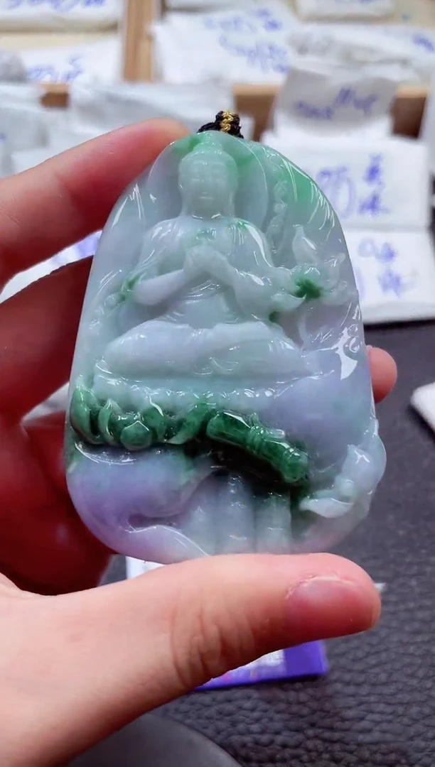 翡翠未镶嵌颈饰00001706大日