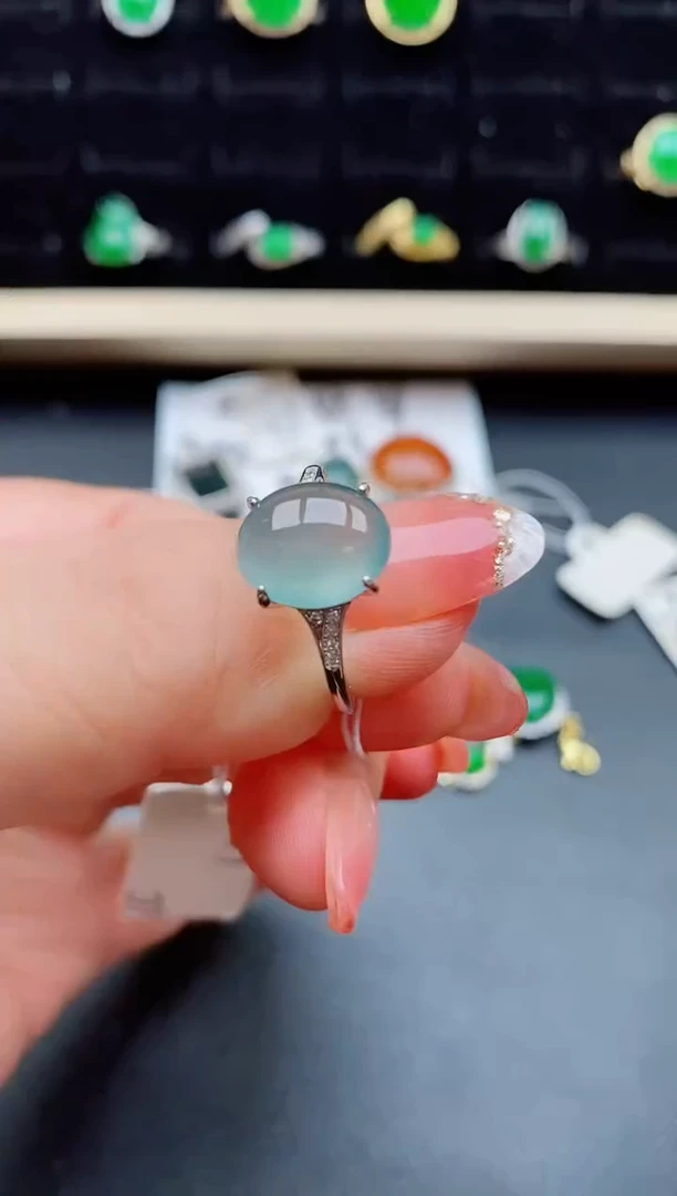 【闪购商品】翡翠戒指银S925镶嵌1212121