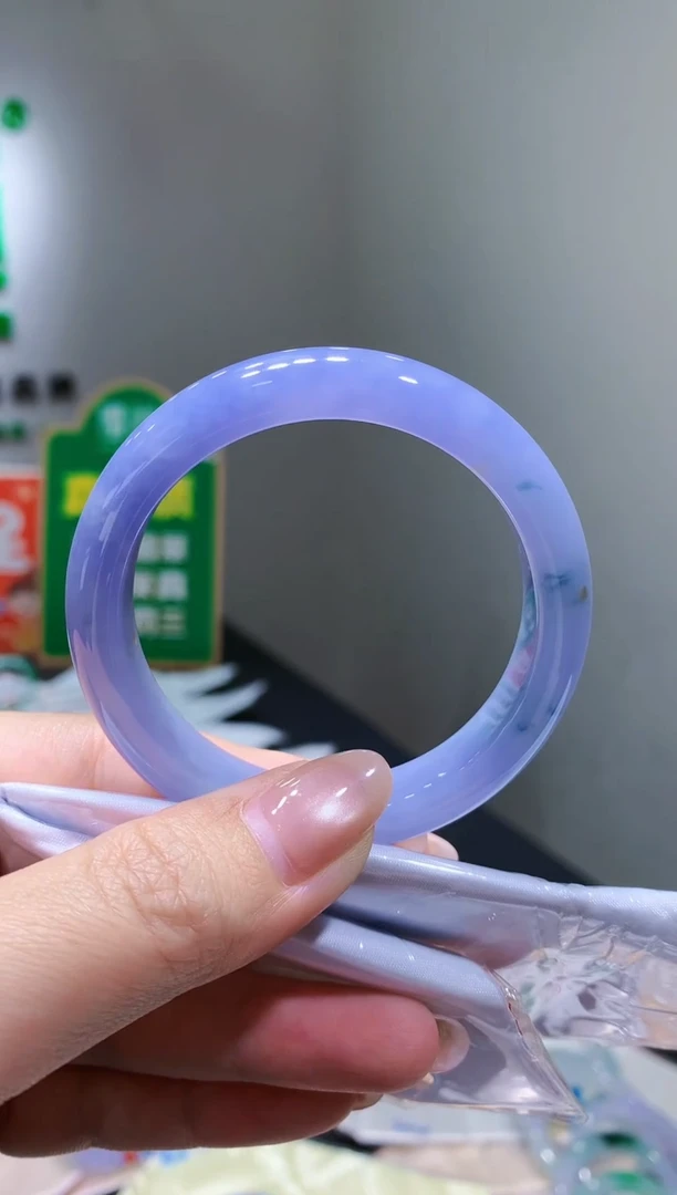 未镶嵌手镯翡翠k510天然A货缅甸翡翠53.4