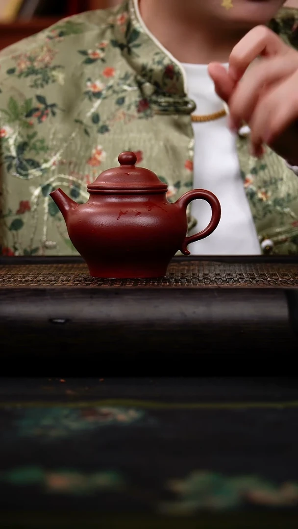 茶壶紫砂玫红砂 秋水