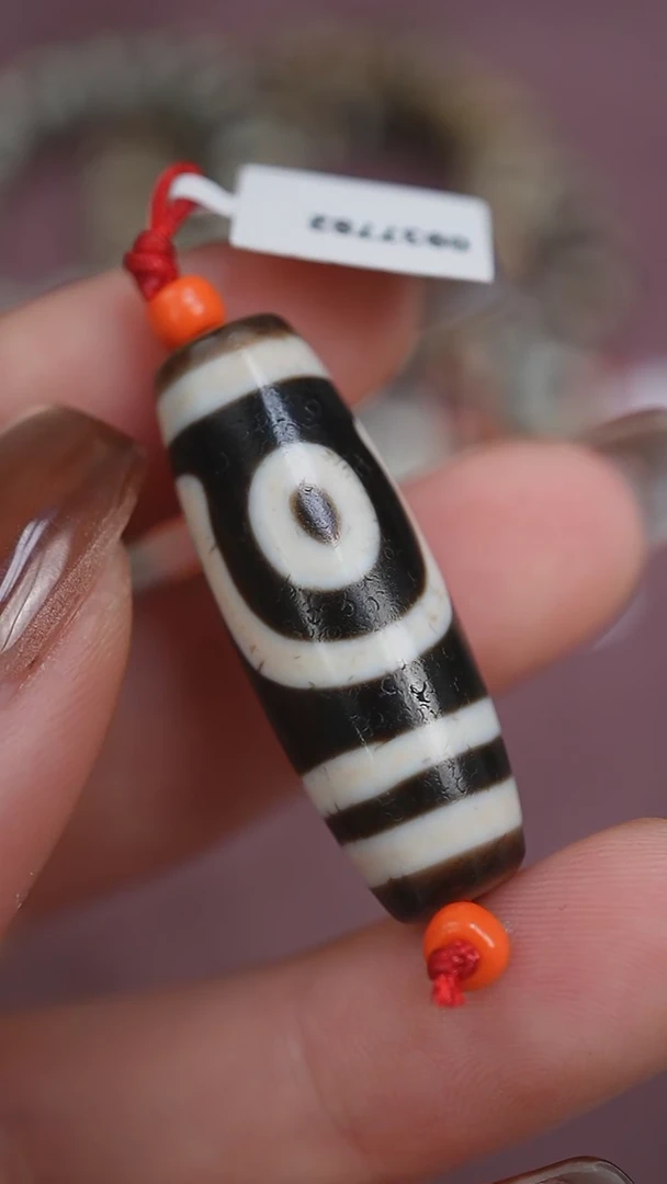 【闪购商品】玛瑙/玉髓颈饰未镶嵌蚀花玛瑙珠定制编绳