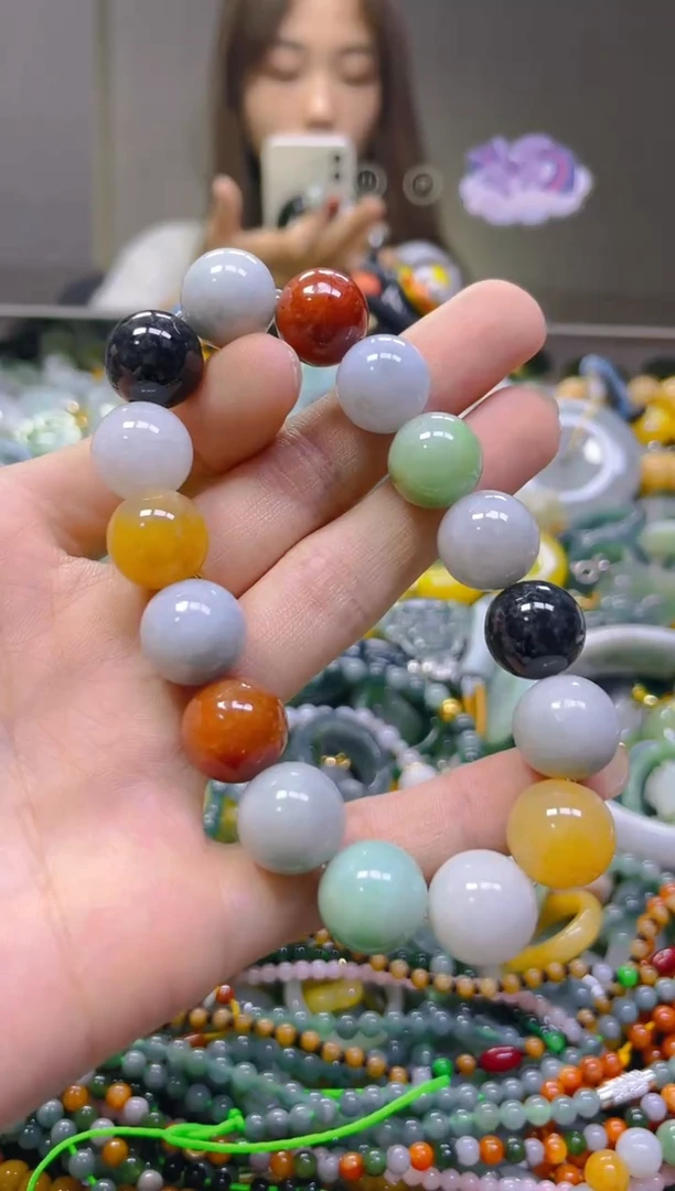 翡翠未镶嵌颈饰13MM/N/翡翠A货，一件也A是批发价