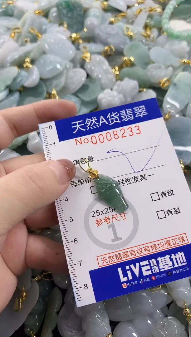 颈饰未镶嵌翡翠天然A货翡翠