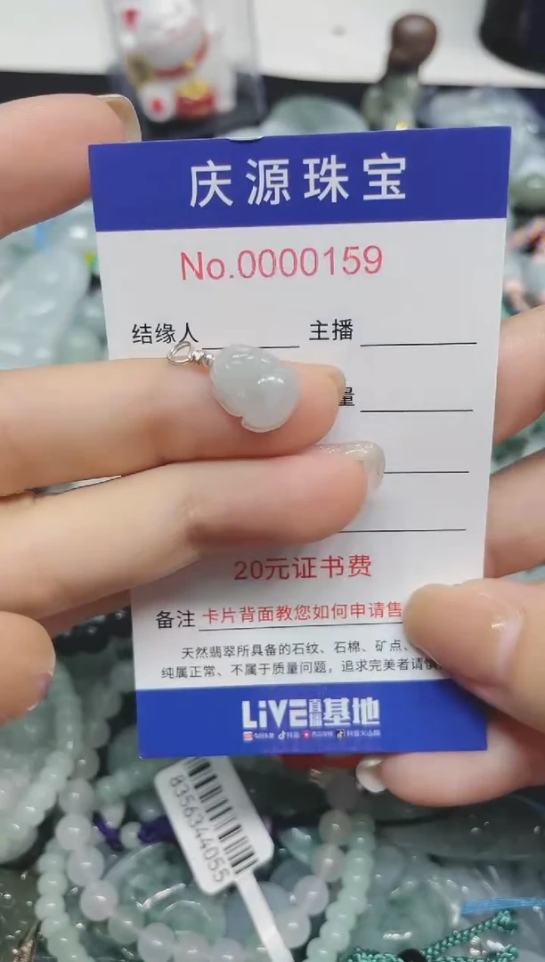 翡翠未镶嵌颈饰284