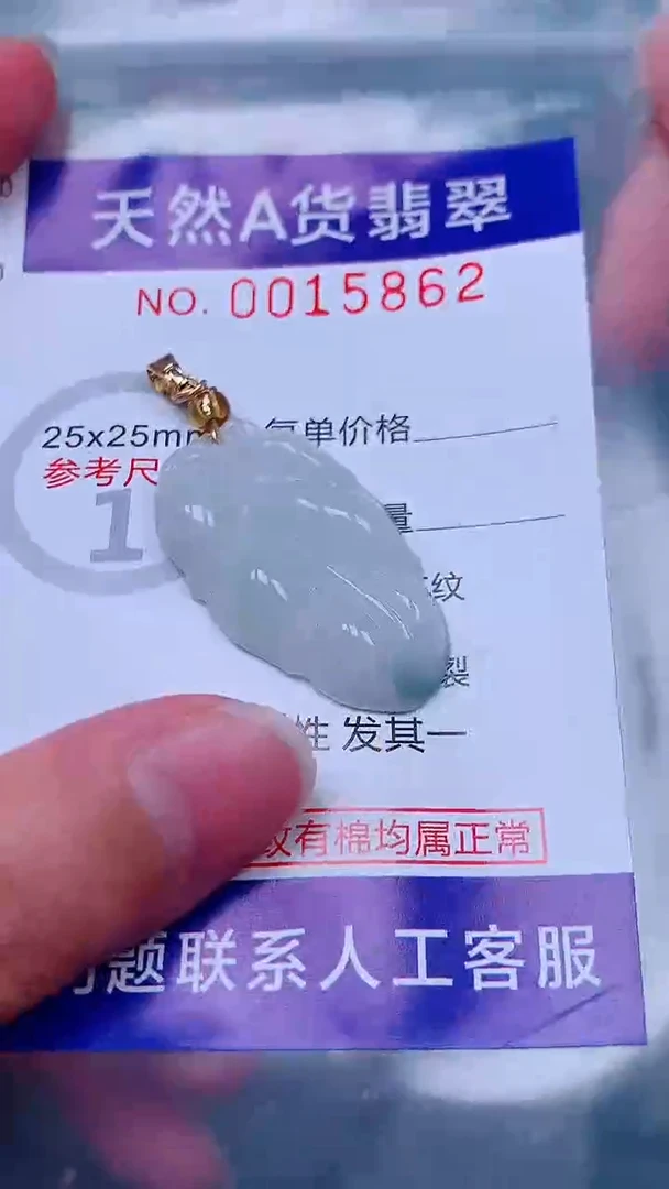 吊坠(不含链)未镶嵌翡翠1