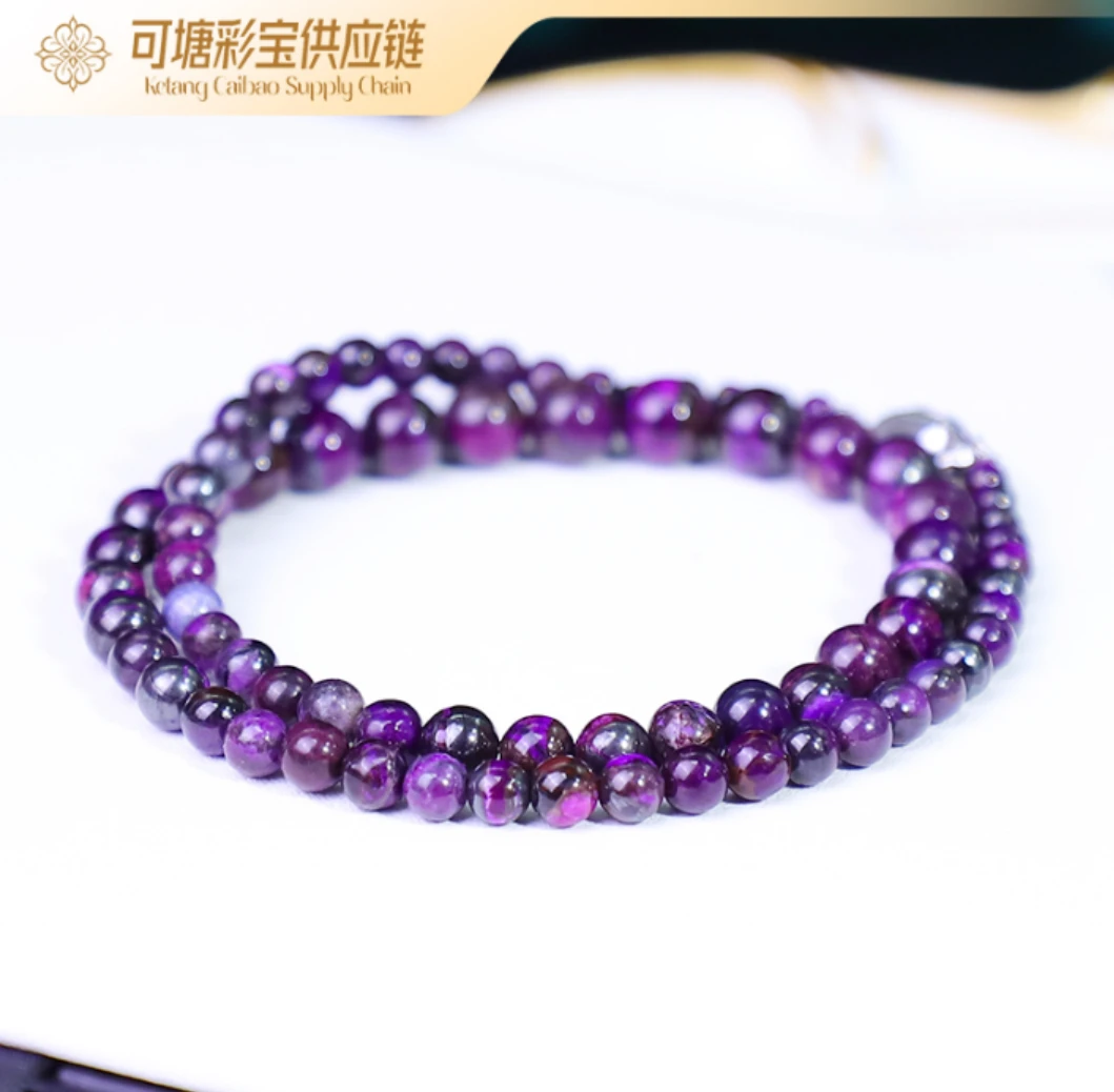 南非舒俱来 S级丝绒皇家紫炫彩塔链/KTCB-4406/ 多样性发一