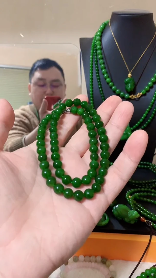 【闪购商品】和田玉（碧玉）项链未镶嵌8