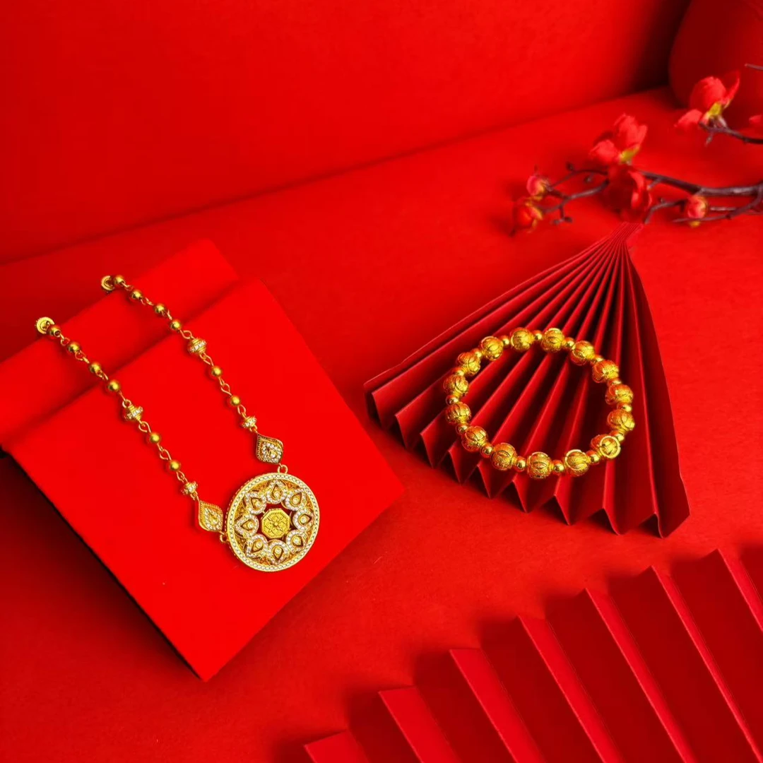 【吴总专属】繁花似锦八宝罗盘吊坠+奥迪珠珠手串