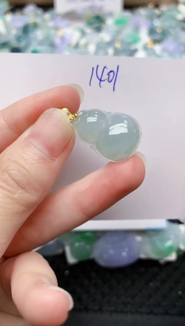 颈饰未镶嵌翡翠 天然缅甸A货翡翠百元以上9元证书费自理