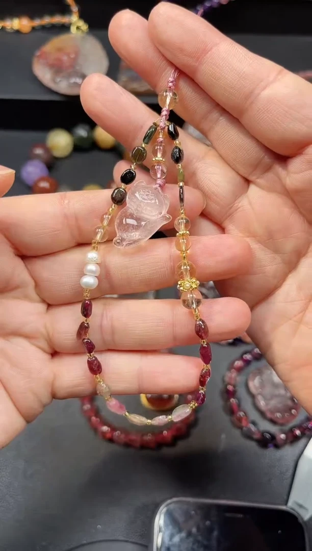 未镶嵌颈饰水晶【百晶灵儿】定制款多样性发一