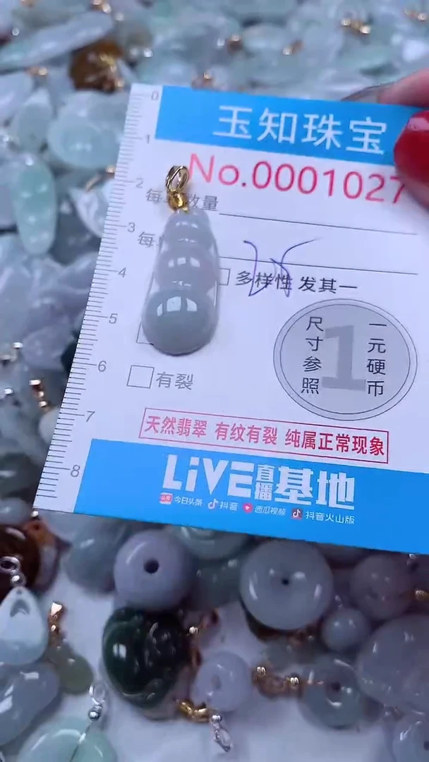 吊坠(不含链)未镶嵌翡翠1027
