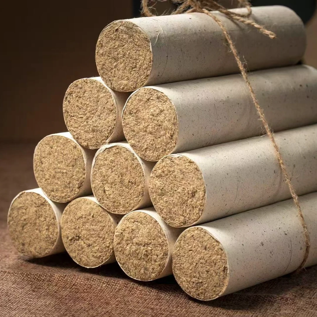 【李恒旭】1.8艾条野生三年陈艾草石碾艾绒艾条纯艾绒随身灸